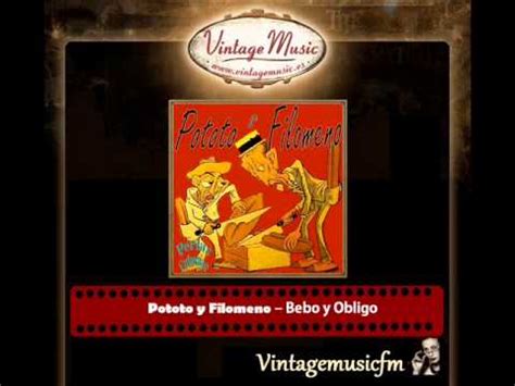 Free Sheet Music Bebo Y Obligo Pototo Y Filomeno